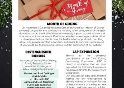 Dec 2021 Newsletter page 1